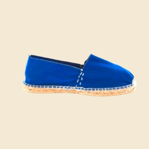 🇪🇸Handmade in Spain     Diego Blue Espadrille Flats - Picture 1 of 6